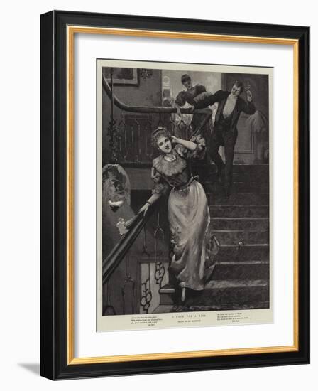 A Race for a Kiss-Leo Malempre-Framed Giclee Print