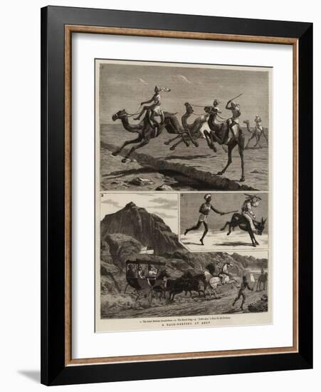 A Race-Meeting at Aden-John Charles Dollman-Framed Giclee Print