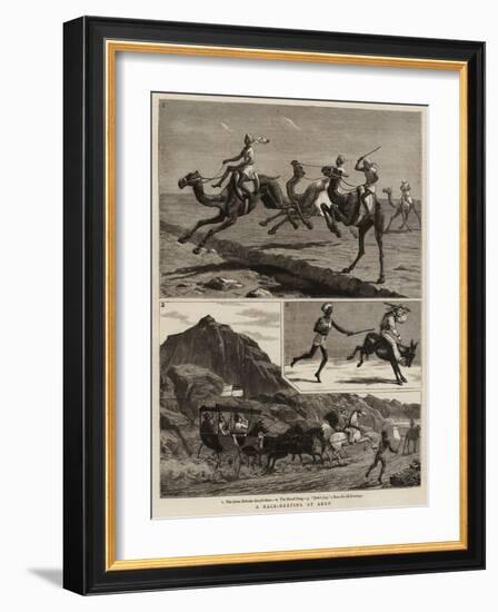 A Race-Meeting at Aden-John Charles Dollman-Framed Giclee Print