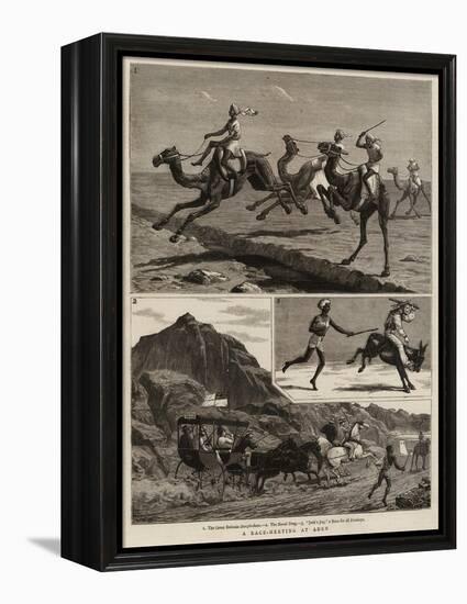 A Race-Meeting at Aden-John Charles Dollman-Framed Premier Image Canvas