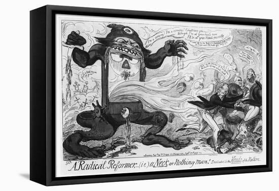 A Radical Reformer-George Cruikshank-Framed Premier Image Canvas