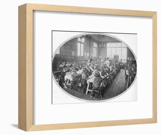 A Ragged School Union dinner, Camberwell, London, c1901 (1901)-Unknown-Framed Photographic Print