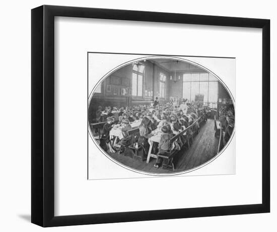 A Ragged School Union dinner, Camberwell, London, c1901 (1901)-Unknown-Framed Photographic Print