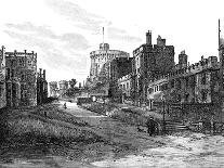 The Lower Ward, Windsor Castle, Berkshire, 1900-A Railton-Mounted Giclee Print
