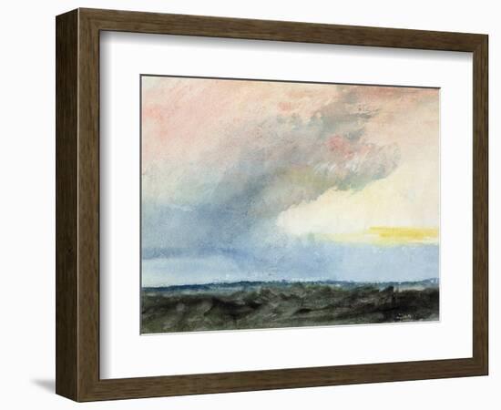 A Rainstorm at Sea-J. M. W. Turner-Framed Giclee Print