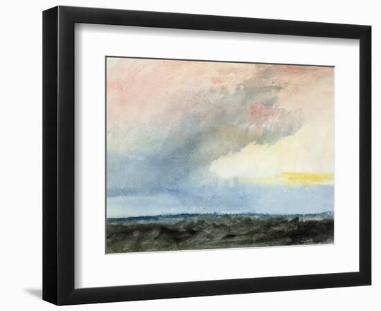 A Rainstorm at Sea-J. M. W. Turner-Framed Giclee Print