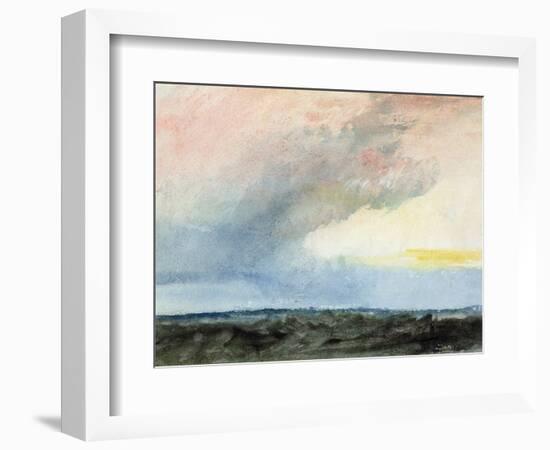 A Rainstorm at Sea-J. M. W. Turner-Framed Giclee Print