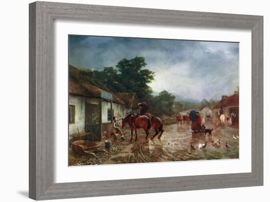 A Rainy Day, 1870-Peter Graham-Framed Giclee Print