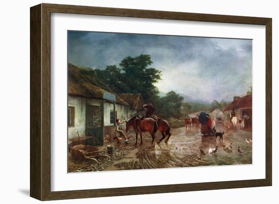 A Rainy Day, 1870-Peter Graham-Framed Giclee Print