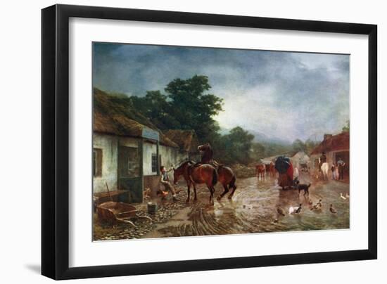 A Rainy Day, 1870-Peter Graham-Framed Giclee Print