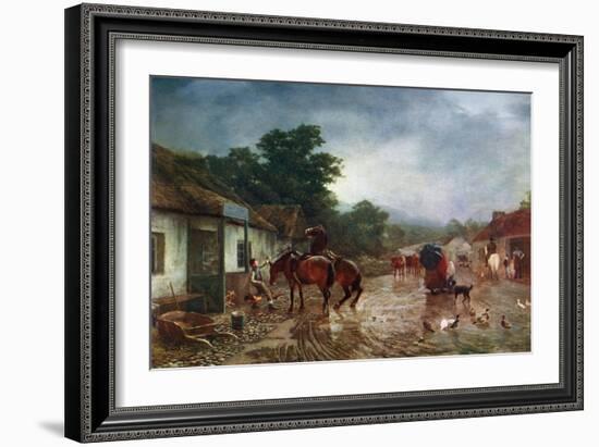 A Rainy Day, 1870-Peter Graham-Framed Giclee Print