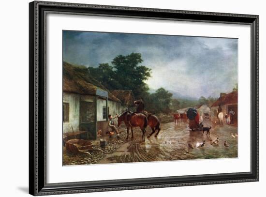 A Rainy Day, 1870-Peter Graham-Framed Giclee Print