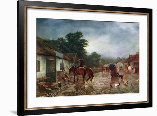 A Rainy Day, 1870-Peter Graham-Framed Giclee Print