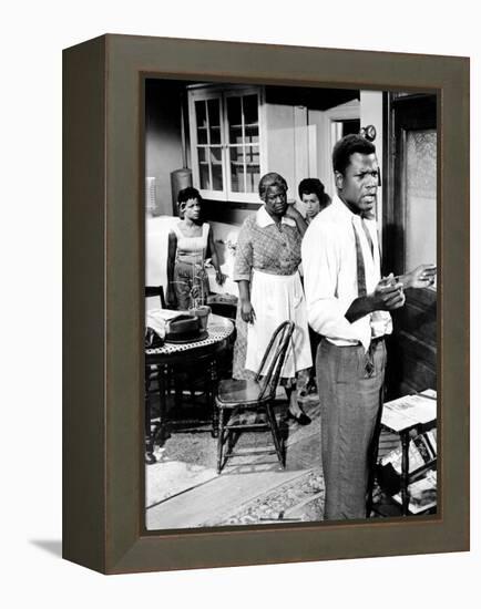 A Raisin In The Sun, Ruby Dee, Claudia McNeil, Diana Sands, Sidney Poitier, 1961-null-Framed Stretched Canvas