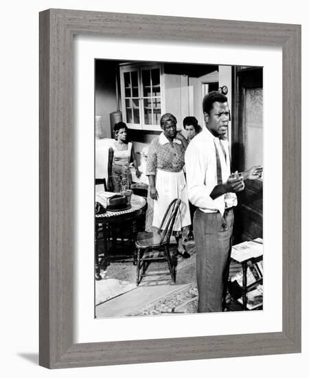 A Raisin In The Sun, Ruby Dee, Claudia McNeil, Diana Sands, Sidney Poitier, 1961-null-Framed Photo