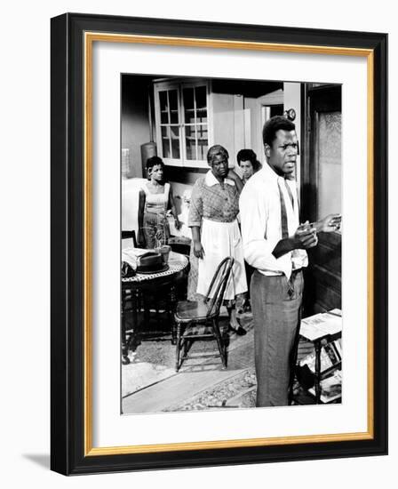 A Raisin In The Sun, Ruby Dee, Claudia McNeil, Diana Sands, Sidney Poitier, 1961-null-Framed Photo