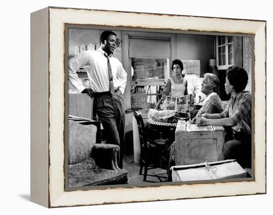 A Raisin In The Sun, Sidney Poitier, Ruby Dee, Claudia McNeil, Diana Sands, 1961-null-Framed Stretched Canvas