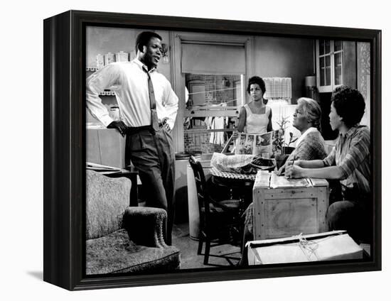 A Raisin In The Sun, Sidney Poitier, Ruby Dee, Claudia McNeil, Diana Sands, 1961-null-Framed Stretched Canvas