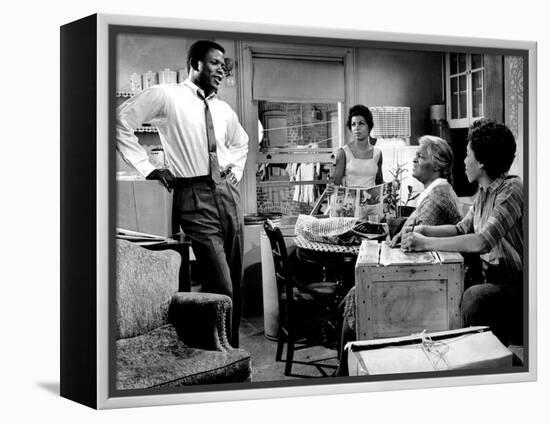A Raisin In The Sun, Sidney Poitier, Ruby Dee, Claudia McNeil, Diana Sands, 1961-null-Framed Stretched Canvas