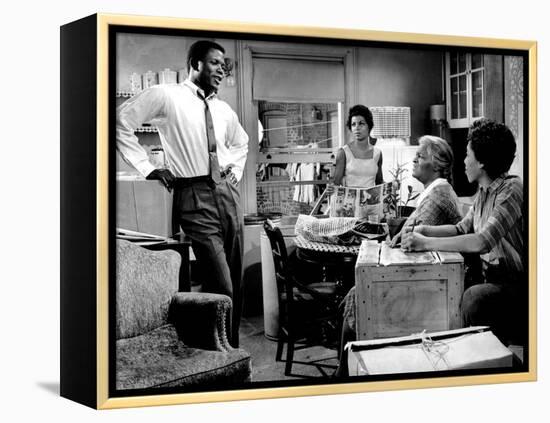 A Raisin In The Sun, Sidney Poitier, Ruby Dee, Claudia McNeil, Diana Sands, 1961-null-Framed Stretched Canvas