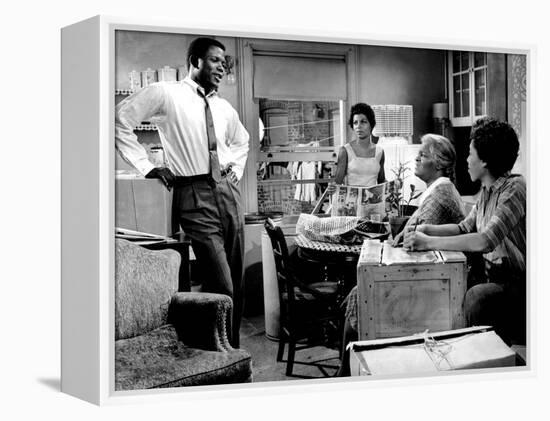 A Raisin In The Sun, Sidney Poitier, Ruby Dee, Claudia McNeil, Diana Sands, 1961-null-Framed Stretched Canvas