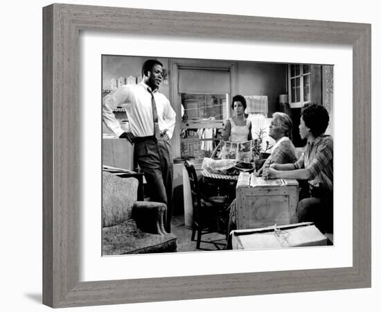 A Raisin In The Sun, Sidney Poitier, Ruby Dee, Claudia McNeil, Diana Sands, 1961-null-Framed Photo