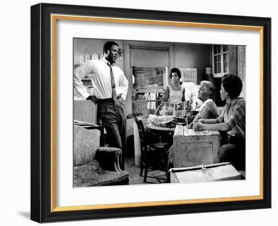 A Raisin In The Sun, Sidney Poitier, Ruby Dee, Claudia McNeil, Diana Sands, 1961-null-Framed Photo