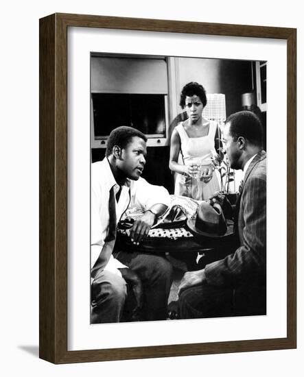 A Raisin In The Sun, Sidney Poitier, Ruby Dee, Louis Gossett Jr., 1961-null-Framed Photo