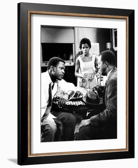 A Raisin In The Sun, Sidney Poitier, Ruby Dee, Louis Gossett Jr., 1961-null-Framed Photo