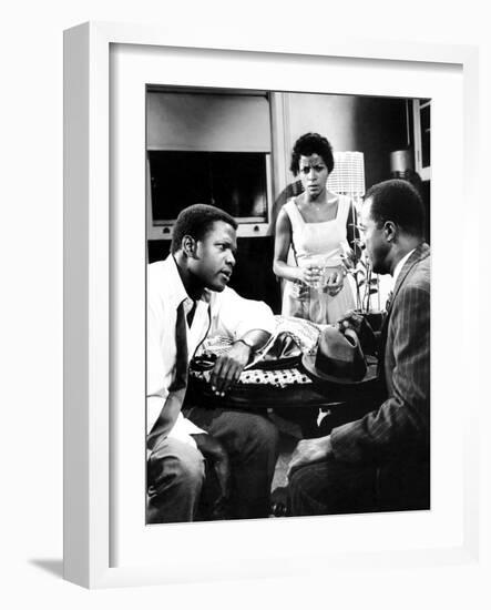 A Raisin In The Sun, Sidney Poitier, Ruby Dee, Louis Gossett Jr., 1961-null-Framed Photo