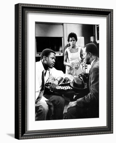 A Raisin In The Sun, Sidney Poitier, Ruby Dee, Louis Gossett Jr., 1961-null-Framed Photo