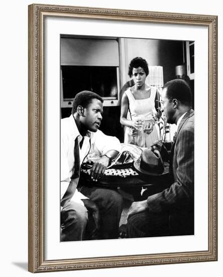 A Raisin In The Sun, Sidney Poitier, Ruby Dee, Louis Gossett Jr., 1961--Framed Photo