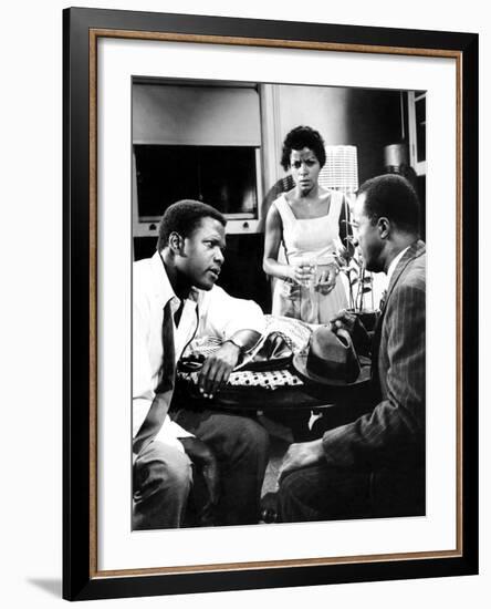 A Raisin In The Sun, Sidney Poitier, Ruby Dee, Louis Gossett Jr., 1961-null-Framed Photo