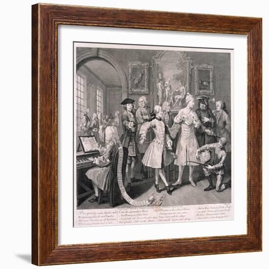 A Rake's Progress, 1735-William Hogarth-Framed Giclee Print