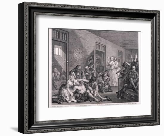 A Rake's Progress, 1763-William Hogarth-Framed Giclee Print