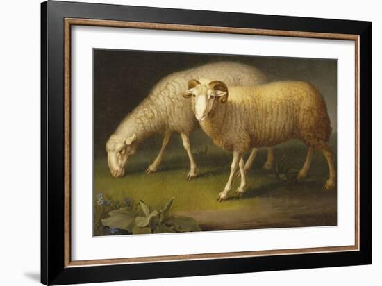 A Ram and a Sheep-Johan Wenzel Peter-Framed Giclee Print