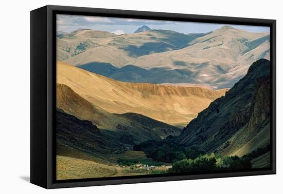 A Ranch Nestles in a Sprawling Valley. Klug Gulch, Idaho., 1970S (Photo)-Dean Conger-Framed Premier Image Canvas