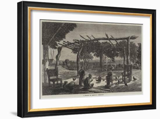 A Rancho in Araguay, Paraguay-null-Framed Giclee Print