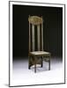 A Rare and Important High-Back Oak Chair circa 1898-1899-Charles Rennie Mackintosh-Mounted Giclee Print