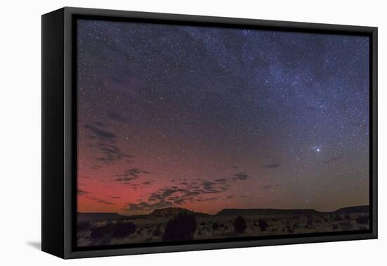 A Rare Aurora Display over Black Mesa, Okalahoma, Usa-null-Framed Premier Image Canvas