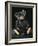 A Rare Black Steiff Teddy Bear with Rich Black Curly Mohair, circa 1912-Steiff-Framed Giclee Print