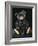 A Rare Black Steiff Teddy Bear with Rich Black Curly Mohair, circa 1912-Steiff-Framed Giclee Print