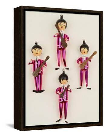 A Rare Set of Four Blown Glass Christmas Tree Decorations