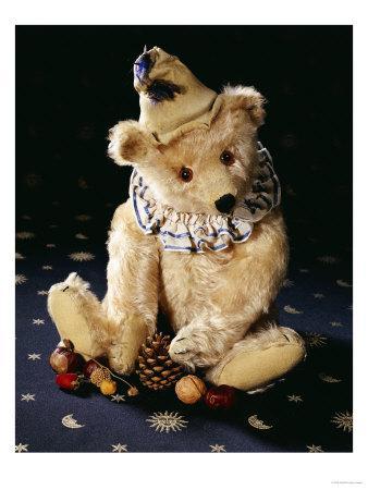 steiff clown bear