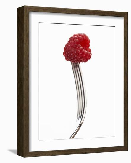 A Raspberry on a Fork-Marc O^ Finley-Framed Photographic Print