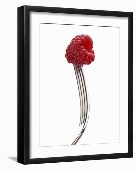 A Raspberry on a Fork-Marc O^ Finley-Framed Photographic Print