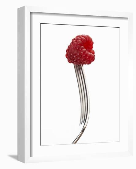 A Raspberry on a Fork-Marc O^ Finley-Framed Photographic Print