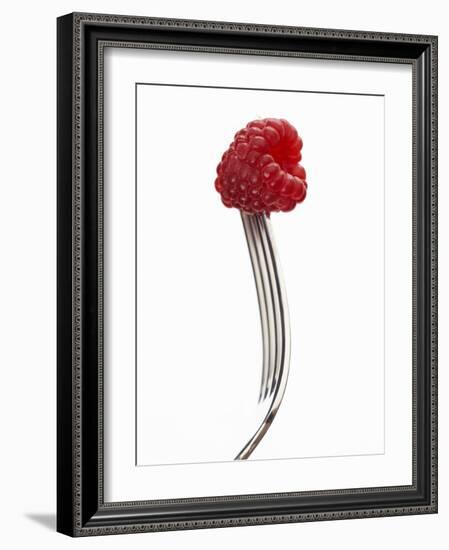 A Raspberry on a Fork-Marc O^ Finley-Framed Photographic Print