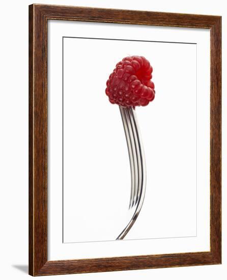 A Raspberry on a Fork-Marc O^ Finley-Framed Photographic Print