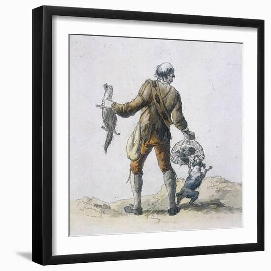 A Rat Catcher, Provincial Characters, 1804-William Henry Pyne-Framed Giclee Print